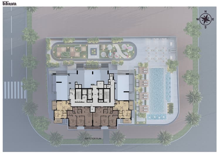Lilium Tower at JVT Dubai by Tiger Group