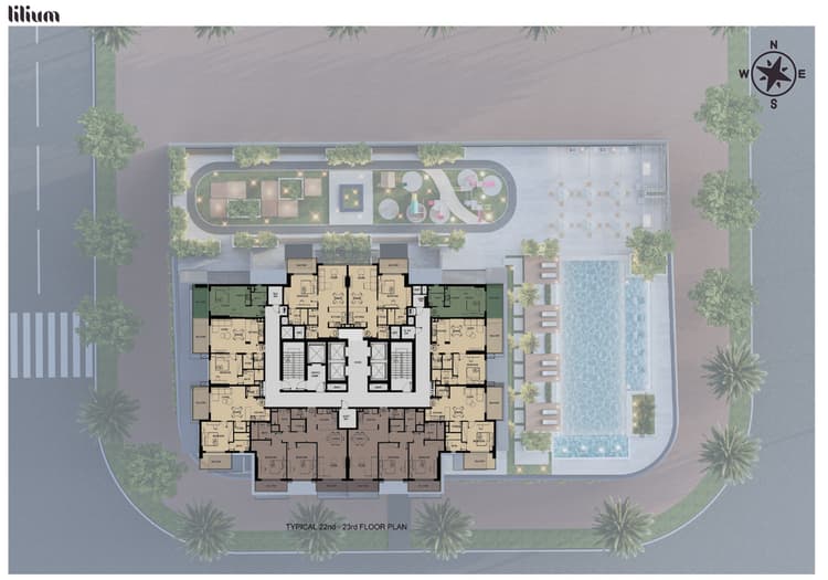 Lilium Tower at JVT Dubai by Tiger Group