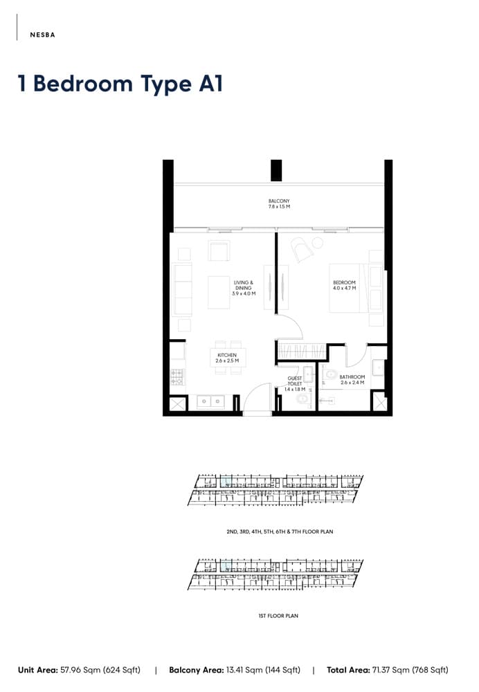 Nesba 3 Aljada Sharjah by Arada