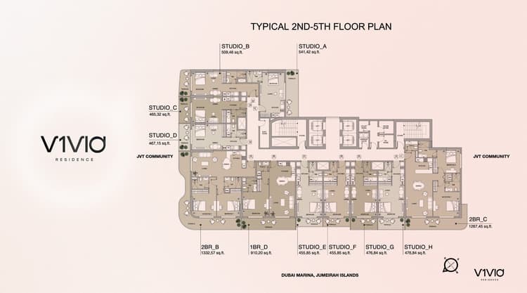 V1VID Residence JVT Dubai by Object 1 Development