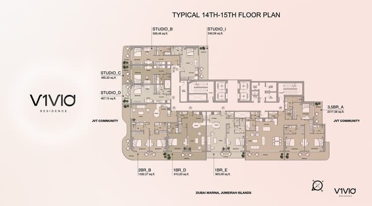 V1VID Residence JVT Dubai by Object 1 Development
