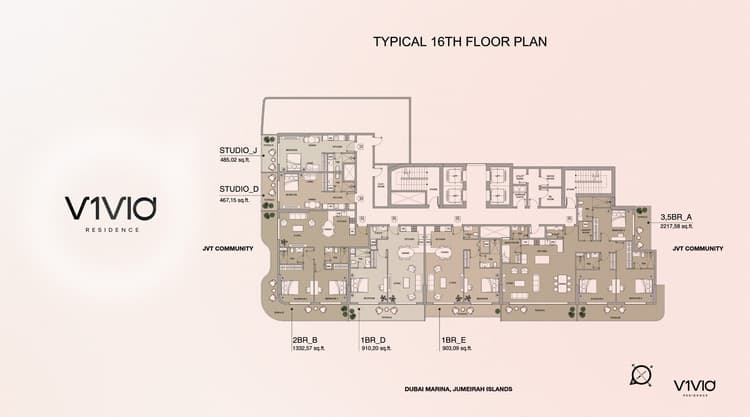 V1VID Residence JVT Dubai by Object 1 Development
