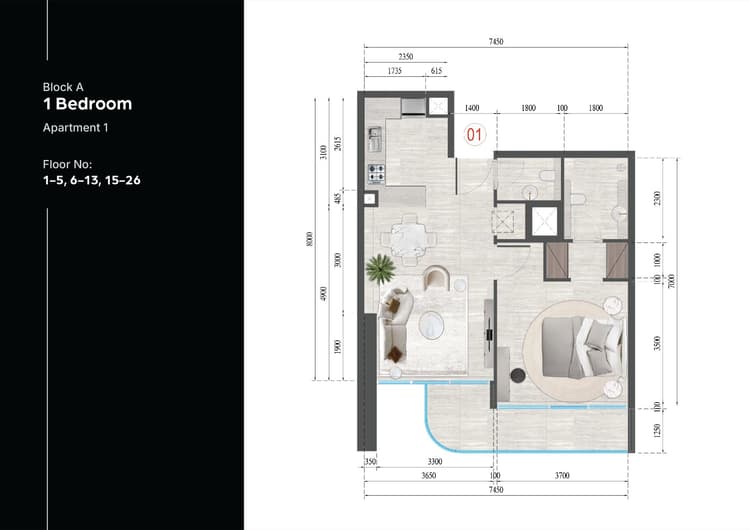 Guzel Towers JVT Dubai by Tiger Group