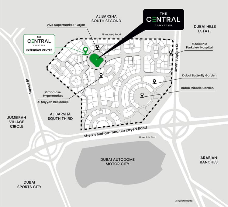 The Central Downtown Arjan Dubailand
