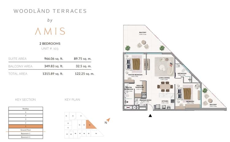 Woodland Terraces at Meydan City by AMIS Developer
