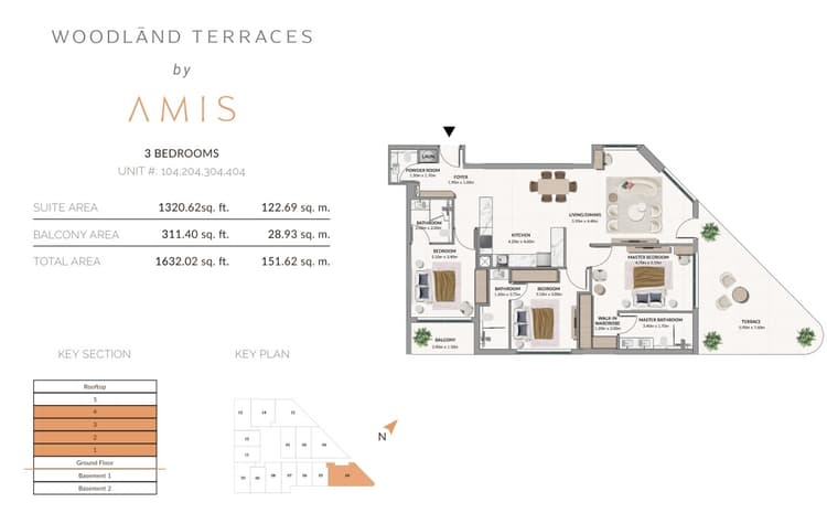Woodland Terraces at Meydan City by AMIS Developer