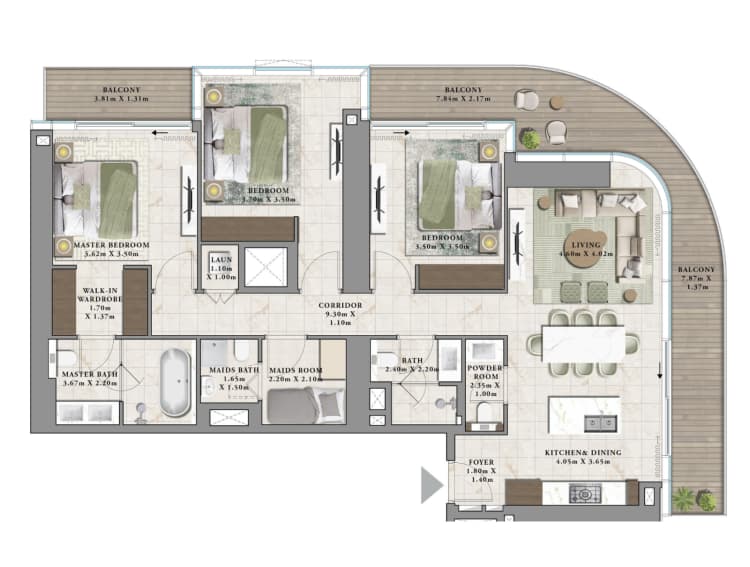 Avarra by Palace at Business Bay by Emaar Properties