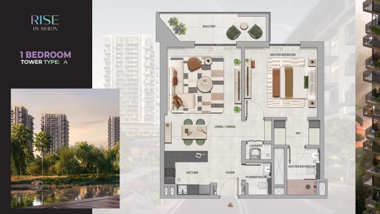 1 BR - Tower Type - A_1758006017_6df8be2b Rise by Athlon Dubailand Dubai