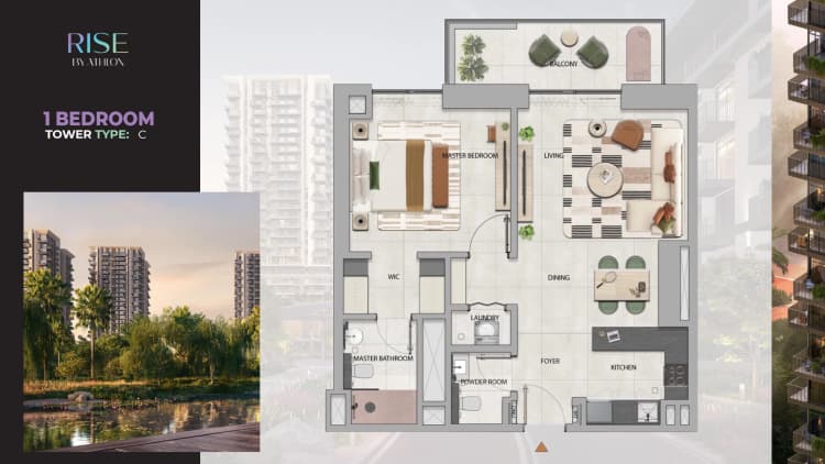 1 BR - Tower Type - C_1758006019_081700e5 Rise by Athlon Dubailand Dubai