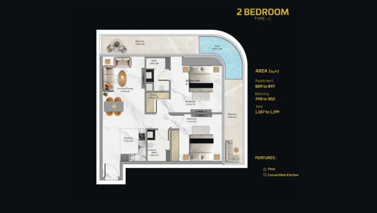 2_br_of_bayz_102_at_business_bay__638658075437297765_820465_ Bayz 102 at Business Bay Dubai by Danube Properties