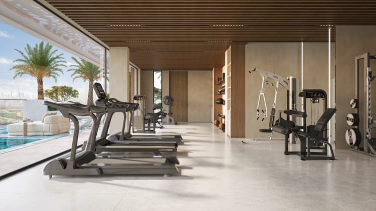RA-AMIS-gym_REV2_060125-scaled Woodland Terraces at Meydan City by AMIS Developer